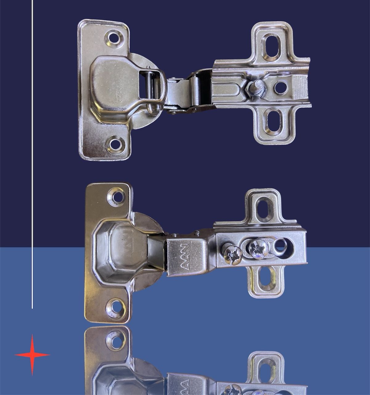 AAN concealed cabinet hinges